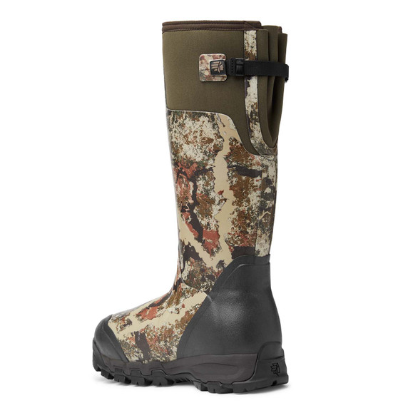 LaCrosse Alphaburly Pro 18" 1600G First Lite Specter Hunting Boots Back Image