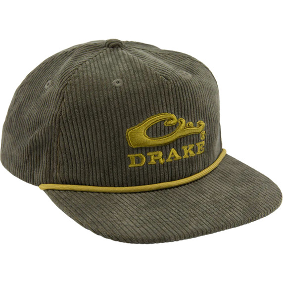 e X Lost Hat Goat Rope Corduroy Cap image in Mud Brown