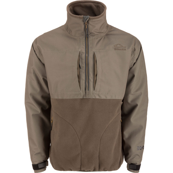 Drake MST CommandXT Eqwader Half Zip Jacket image in Mud Brown