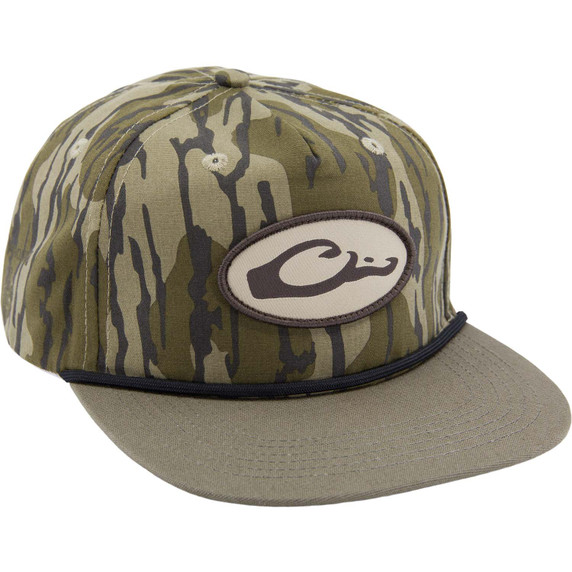 Drake X LOST 2 Tone Goat Rope Cap image in Mossy Oak Original Bottomland