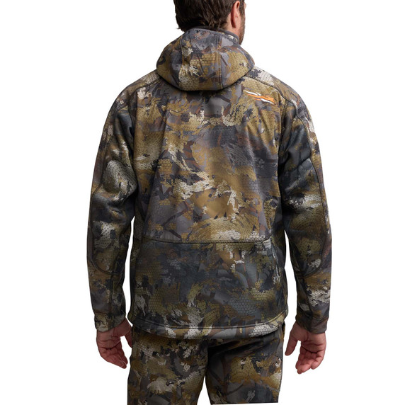 Sitka Duck Oven LT Hoodie Back Model Image