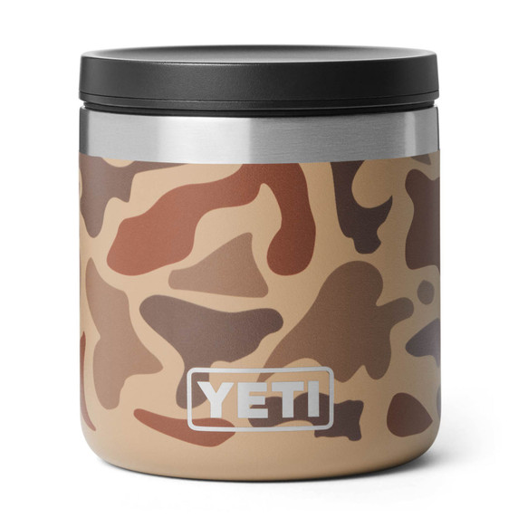 Yeti Rambler 8 oz. Insulated Food Jar Main Image in Wetlands Camo