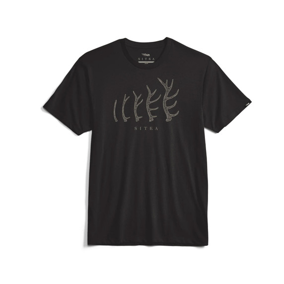 Sitka Elk Evo Tee image in Sitka Black