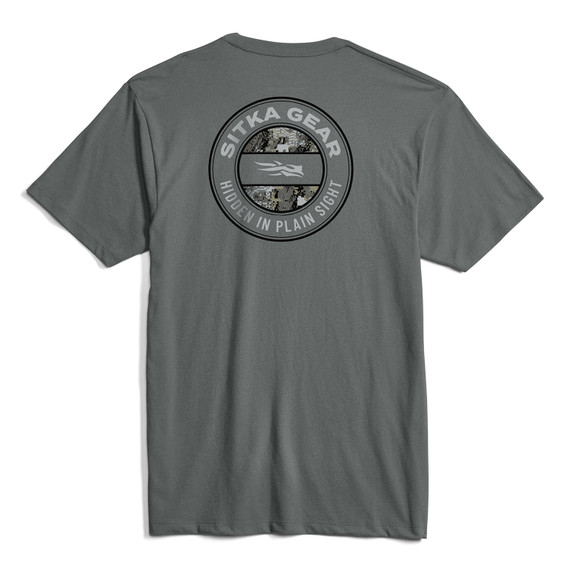 Sitka Hidden Optifade Tee Image in Metal Grey Elevated II