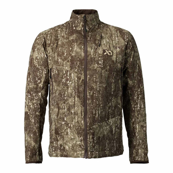 First Lite Primer Puffy Jacket Image in Darkwater