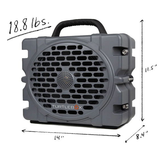 Turtlebox Grande Outdoor Waterproof Speaker Specs Image