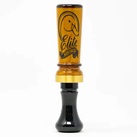 Elite Duck Calls Edge Wood/Poly image in Bois D'Arc - Black