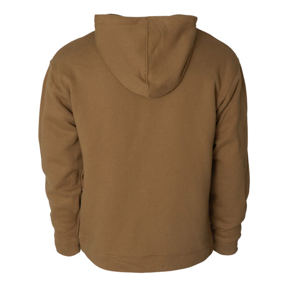 Banded Benchmark Hoodie Back Image in Prairie