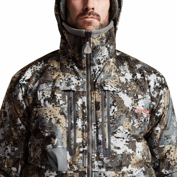 Sitka Incinerator Jacket Side Model Chest Pockets Image