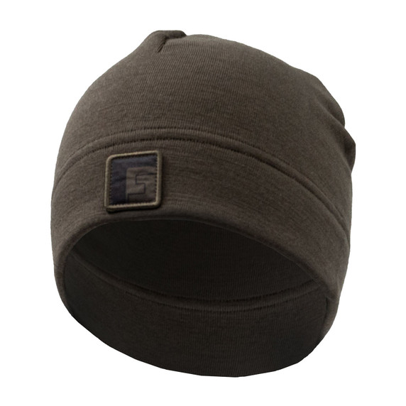 Image of Biome 350 Merino Wool Beanie in Brown