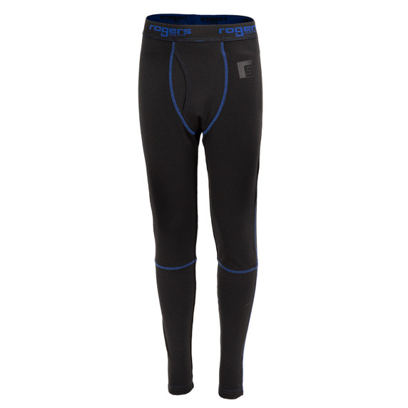 Image of Youth Static Thermal Baselayer Bottom Front in Black