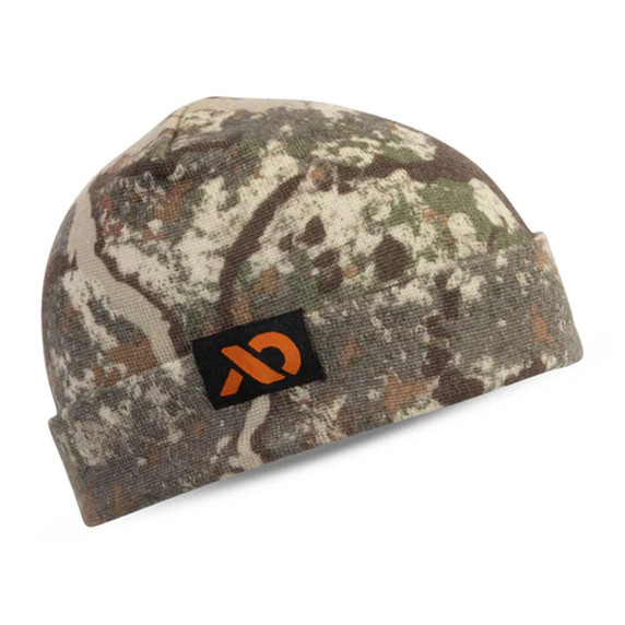 First Lite Tag Cuff Merino Wool Beanie Image in Specter