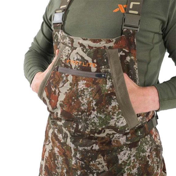 First Lite Core Insulated Bibs Chest Pockets Image