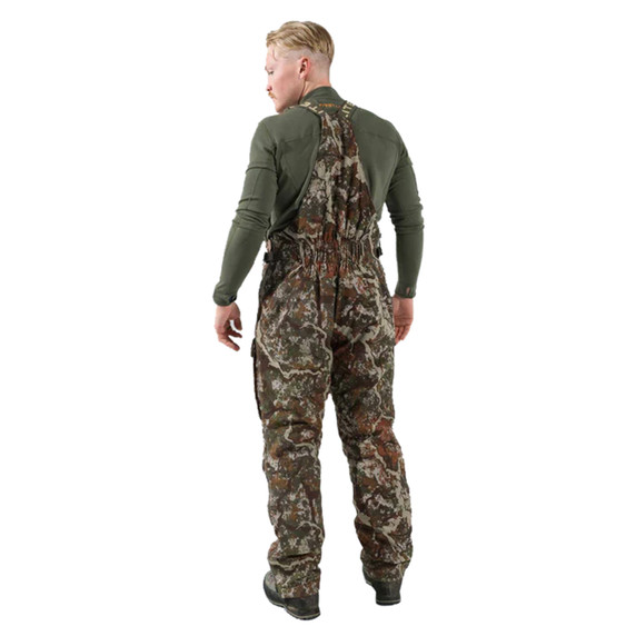 First Lite Core Insulated Bibs Back Model Image