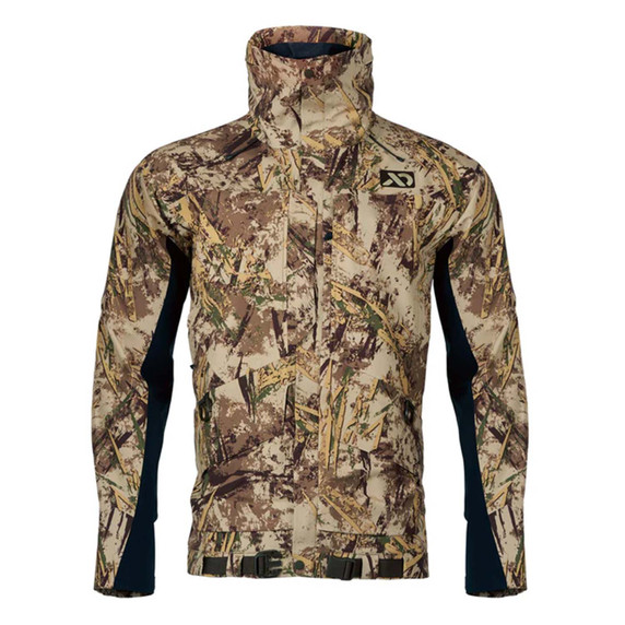 First Lite LZ 4.5-Layer Waterproof Hunting Jacket Hood Down Image