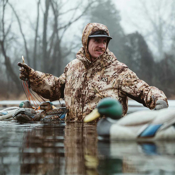 First Lite Migrator Wader Jacket Field Image