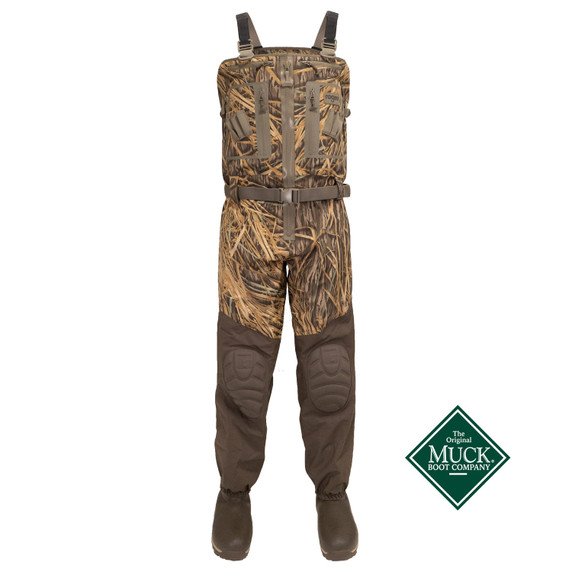 image of Men's NXT ZIP 2N1 Insulated Breathable Wader in Mossy Oak Original Shadow Grass.