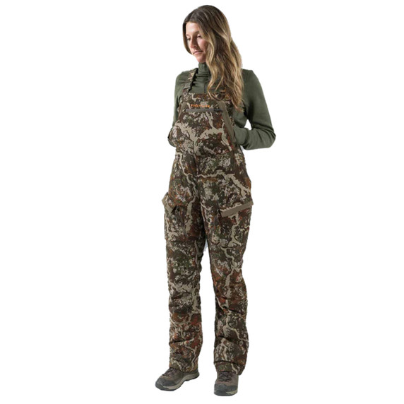 First Lite Women's Core Bib Front Model Image