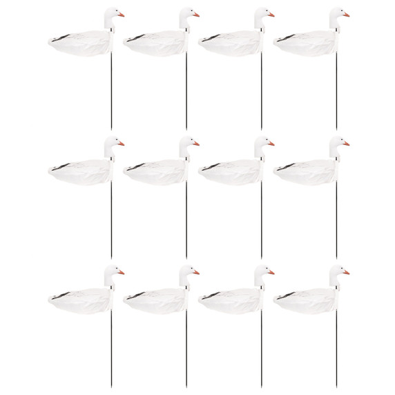 Final Approach Live Upright Snow Socks with 3D Heads 12 decoys image