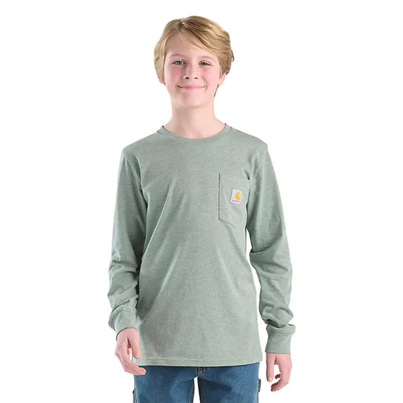 Carhartt Child Long Sleeve Deer Pocket T-Shirt Front Image