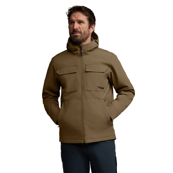 Front Model Image of the Sitka Grindstone Work Jacket.