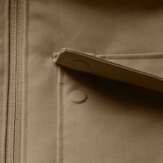 Magnetic Closure Pocket Image of the Sitka Grindstone Work Jacket.