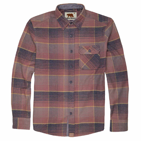 Dakota Grizzly Rustic Trail Brushed Flannel Shirt Image in Branch