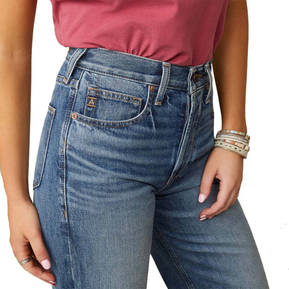  Ariat Ultra High Rise Tomboy Wide Jean pocket image