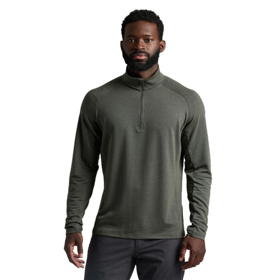 Kuhl Influx 1/4 Zip Pullover Image in Moss Stone