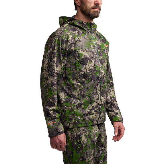 Sitka Downpour Jacket Side Model Image