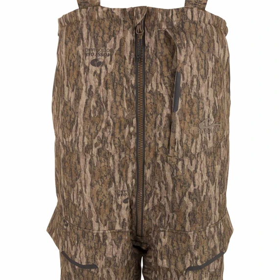 Drake Waterfowl LST CommandXT Bib with Primaloft Front Zipper Image.