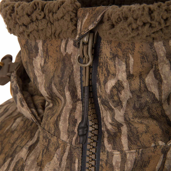 Drake Waterfowl LST BMF Eqwader Half Zip Jacket Front Zipper Image