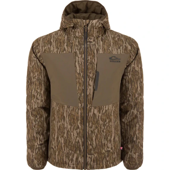 Image of the Drake LST BMF Jacket with Primaloft in Mossy Oak Bottomland