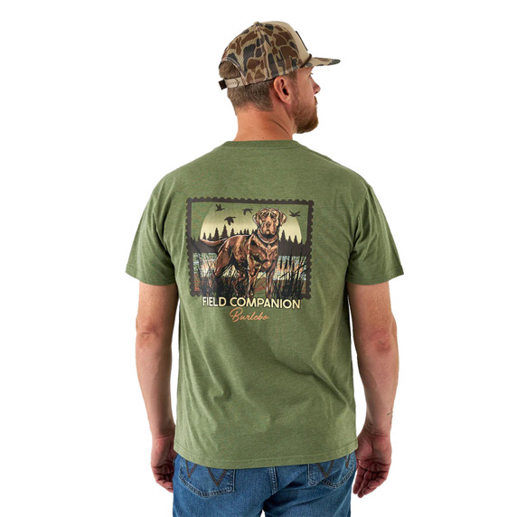 Burlebo Duck Dog Stamp Short-Sleeve Tee Back Image