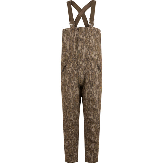 Drake Waterfowl LST Hardline Insulated Bib Image in Mossy Oak Bottomland