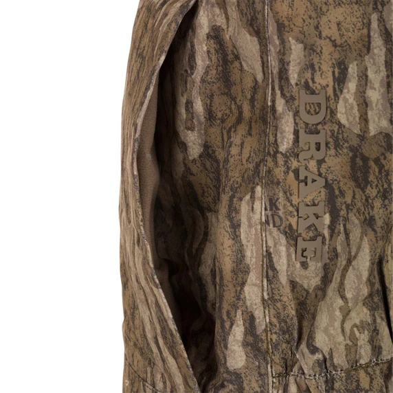 Drake Waterfowl LST Hardline Insulated Bib Hand Pocket Image.