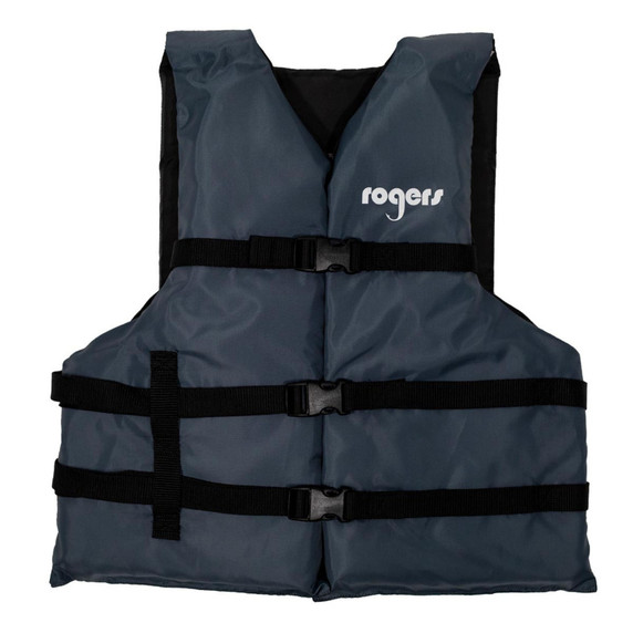 Rogers Universal General Boating Life Vest Image in Charcoal