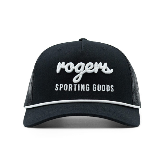 Front image of the Rogers Sporting Goods Richardson Classic Script Rope Hat.