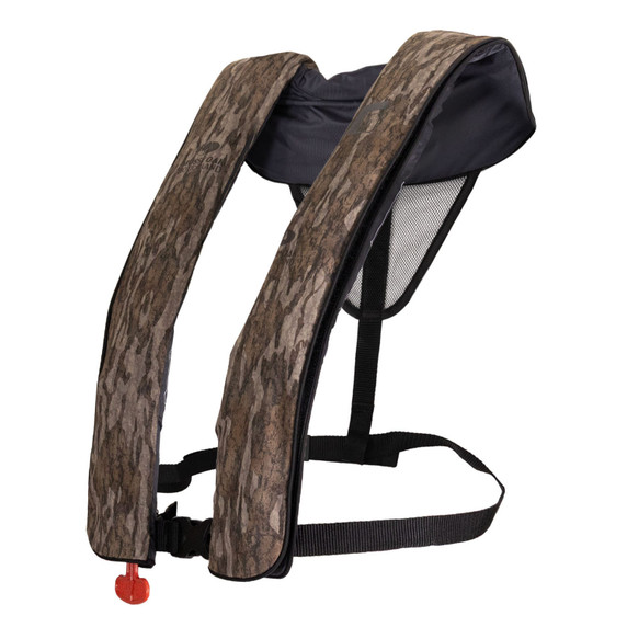 Side image of the Rogers Auto/Manual Inflatable Life Vest.