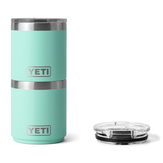 Yeti Rambler 10 oz. Lowball Stackable Travel Mug 2.0 with MagSlider Lid Stacked Image