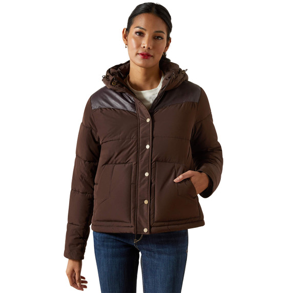 Ariat Women's Frontier Puffer Jacket image in Mole
