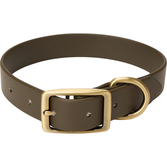 Drake Team Gun Dog TPU Coated Adjustable Waterproof Collar image in Mud Brown