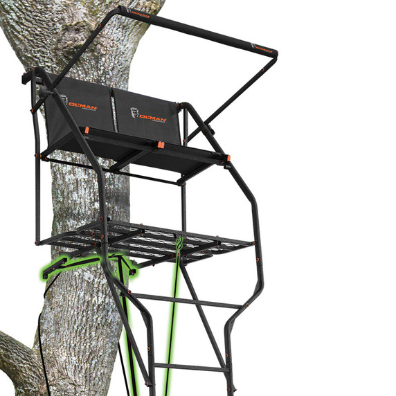 Millennium Treestands Ol' Man 18' Marksman 2-Person Jaw & Truss Ladder Stand Image