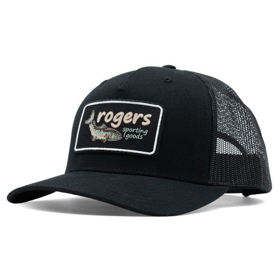 Image of the Rogers Neon Trout Hat in Richardson 112FP Black/Black