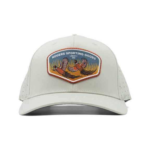 Front image of the Rogers Flushing Pheasants Hat.