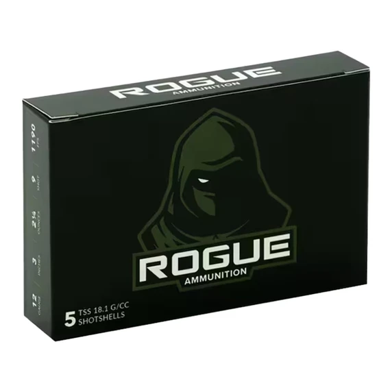 Box Image of the Rogue Ammunition 12 Gauge 3" 2 1/4oz 1190FPS TSS Turkey Shotgun Shells.