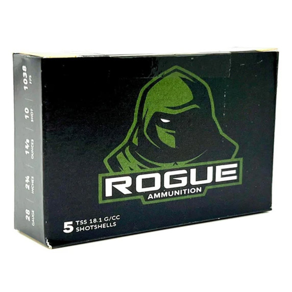 Rogue Ammunition 28 Gauge 2 3/4" 1 5/8oz 1038FPS TSS Turkey Shotgun Shells
