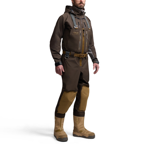 Sitka Delta VentLite Zip GTX Wader Side Model Image