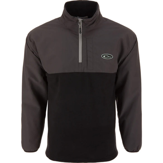 Drake Eqwader Half Zip Pullover image in Black Oyster