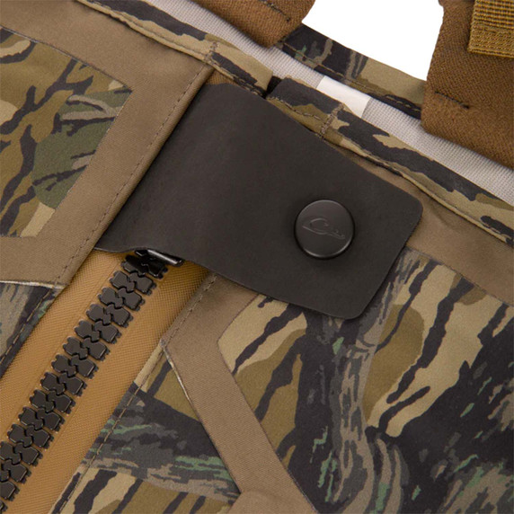 Drake BMF 1600 Kevlar Wader Chest Snap and Zipper Image